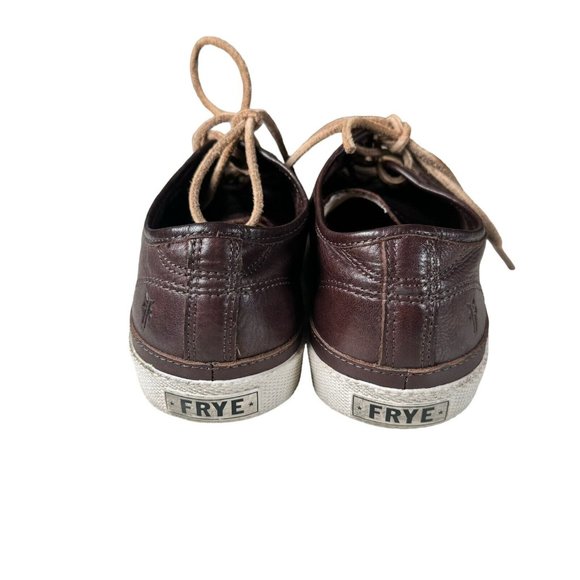 FRYE Greene Low‎ Lace Sneaker Dark Brown Men's US Sz 9 - Picture 7 of 10